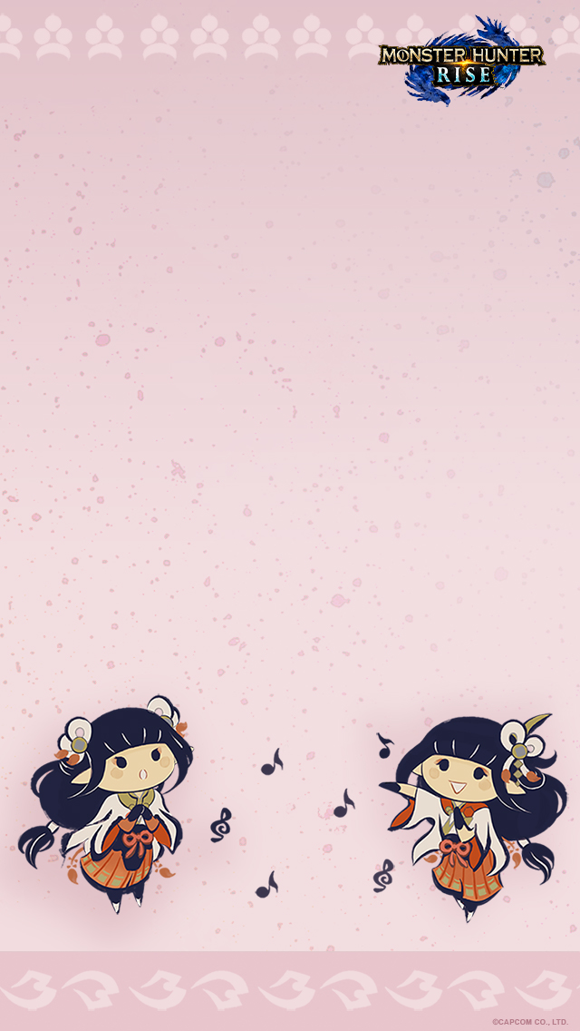 my.nintendo.com/Wallpaper - Monster Hunter Rise – Minoto and Hinoa/MHR_Minoto_and_Hinoa_Wallpaper_(640x1136).jpg